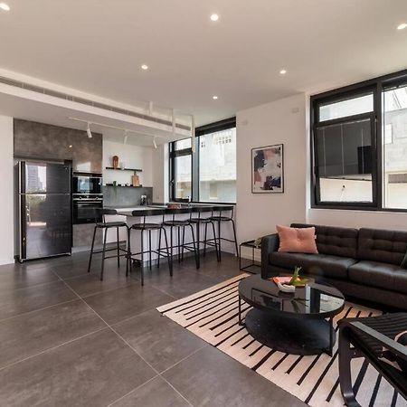 Amazing Penthouse On Gordon Beach 8 Guests Tel Aviv Eksteriør bilde